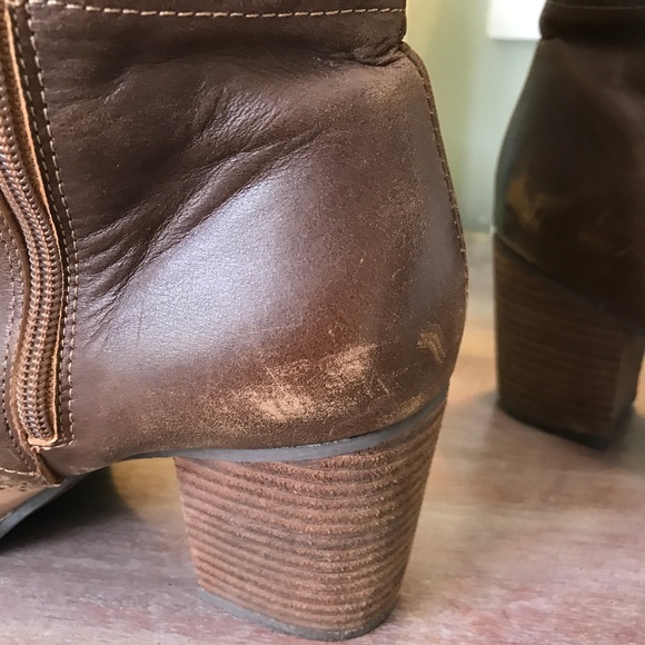 For Bella!!!    Anthropologie Tara Saddle Boots By Farylrobin - Picture 5 of 16